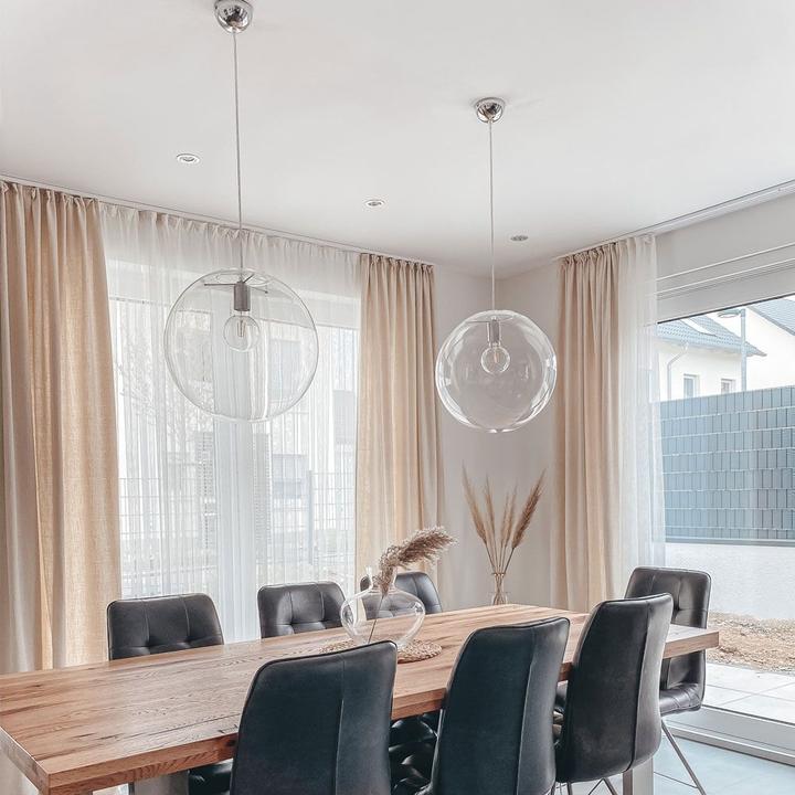 Actual product image s.luce Orb glass globe pendant light (E27)
