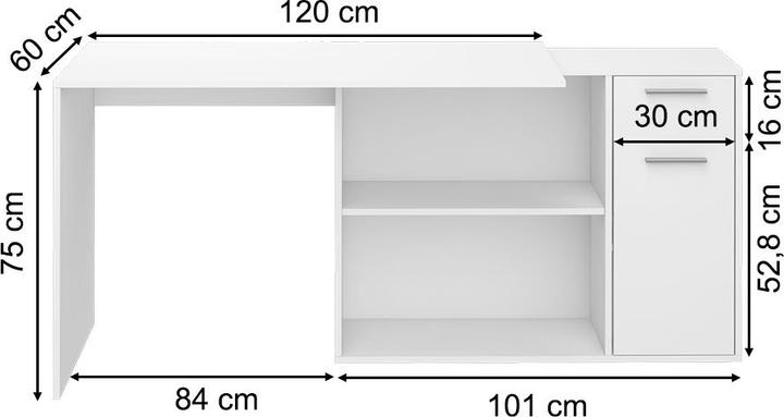 Produktbild Vicco Robin (120 x 60 x 75 cm)