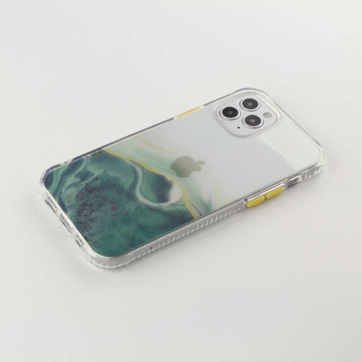 Produktbild PhoneLook Hülle Clear Bumper Gradient Farbe grün (Apple iPhone 13 Pro Max)