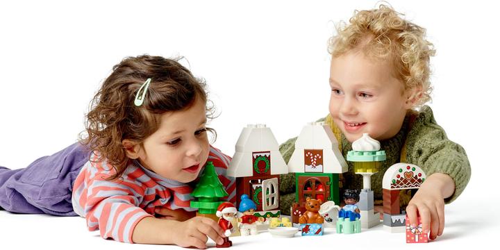 Image du produit LEGO Maison en pain d'épice avec le Père Noël (10976)