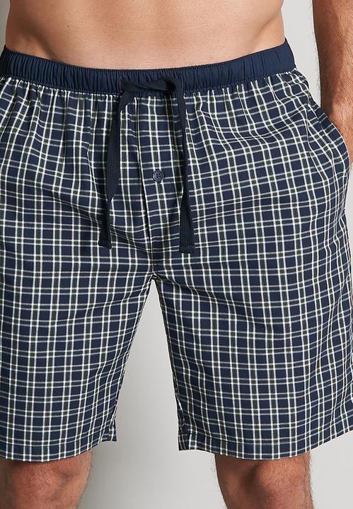 Immagine prodotto Tom Tailor Pantaloni da riposo da uomo Bermuda con bottone sul cavallo Plaid (50)