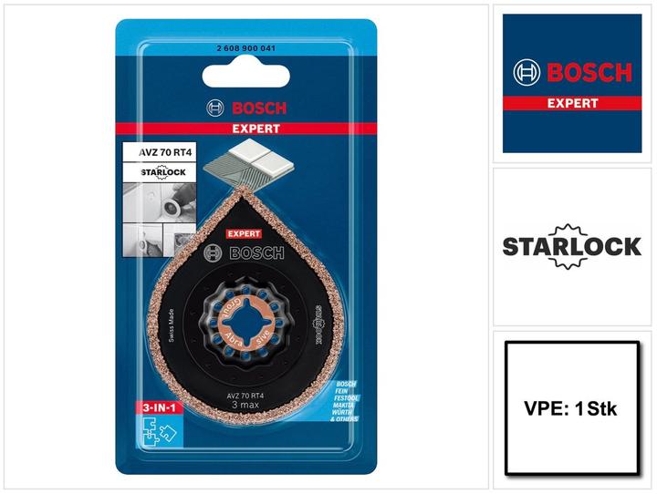 Productafbeelding Bosch Professional Zubehör Voegenreiniger EXPERT 3 max AVZ 70 RT4 Carbide RIFF 1 stuk 2,5 mm pc.