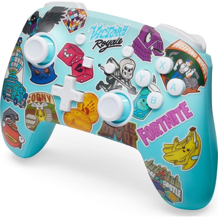 Image du produit PowerA Enhanced Wireless Controller - Fortnite Sticker Mania (Switch Lite, Switch OLED, Switch)