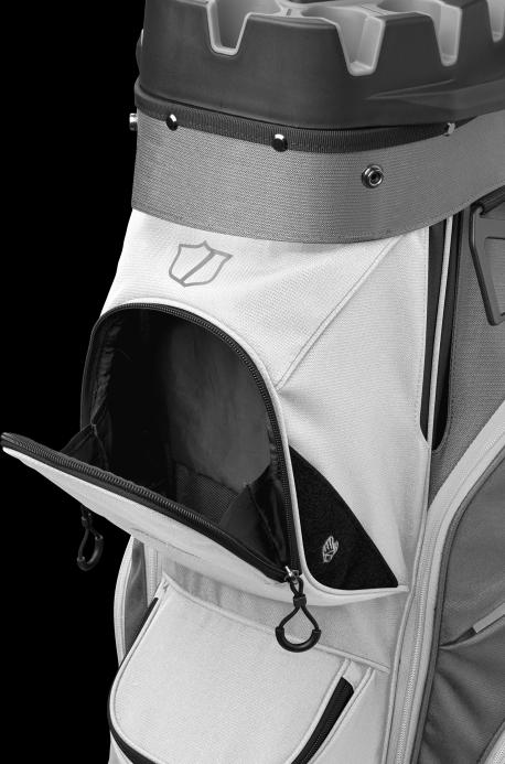 Actual product image Wilson - iLock Cart Bag - Grey/White/Black