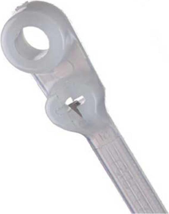 Produktbild ABB Kabelbinder TY-Rap 198.8 x 4.83mm, Polyamid 6.6, 222N, Natur (Metallkabelbinder, 198.90 mm, 100 Stk.)