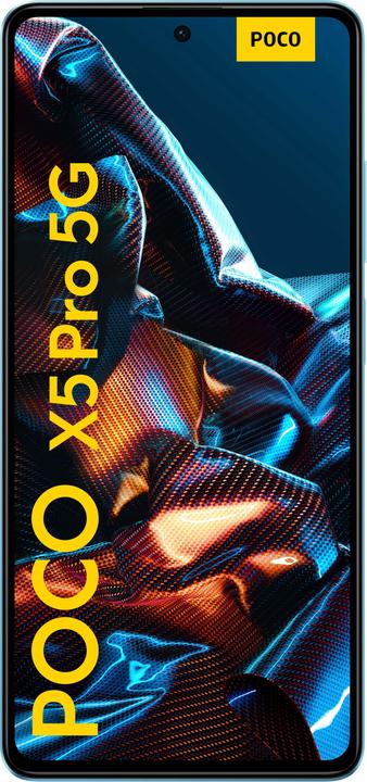 Actual product image Xiaomi Poco X5 Pro (128 GB, Blue, 6.67", Dual SIM, 108 Mpx, 5G)