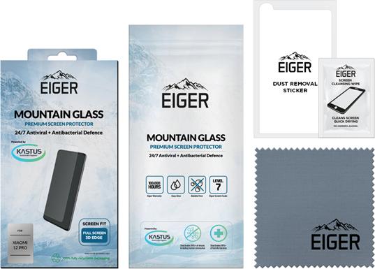 Immagine prodotto Eiger Mountain Glass Clear Edge (1 Pezzo/i, Xiaomi 12 Pro, Xiaomi 13 Pro)