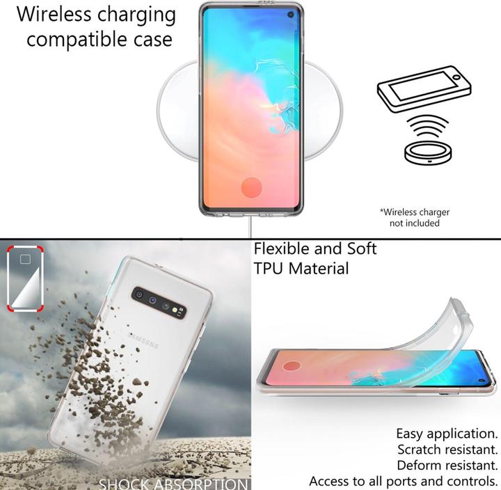 Image du produit Nalia Étui pour téléphone portable à 360 degrés (Samsung Galaxy S10)