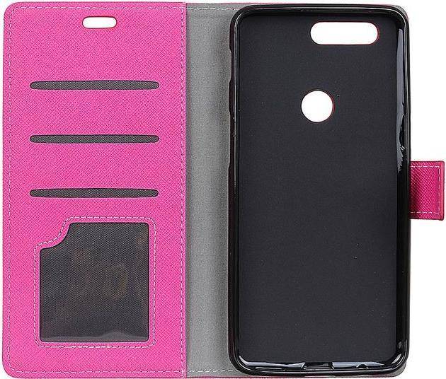 Image du produit MU Classic Housse en cuir avec motif en croix (OnePlus 5T)