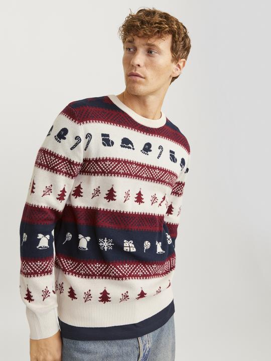 Produktbild Jack & Jones Jjxmas Snowball Knit Crew Neck (S)