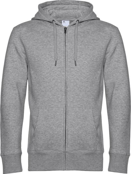 B&C Kapuzenpullover Durchgehender Reissverschluss