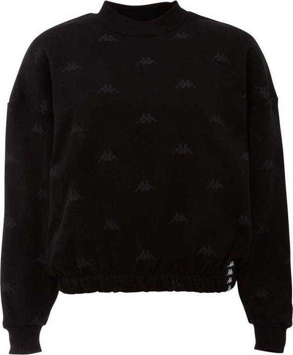 Kappa Ignara Damen Sweatshirt Schwarz 309091 19-4006 L (L)