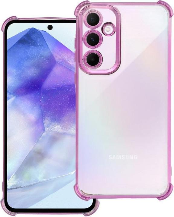 Produktbild OEM Back panel cover Case ANTISHOCK ELECTRO for SAMSUNG A55 pink (Samsung Galaxy A55)