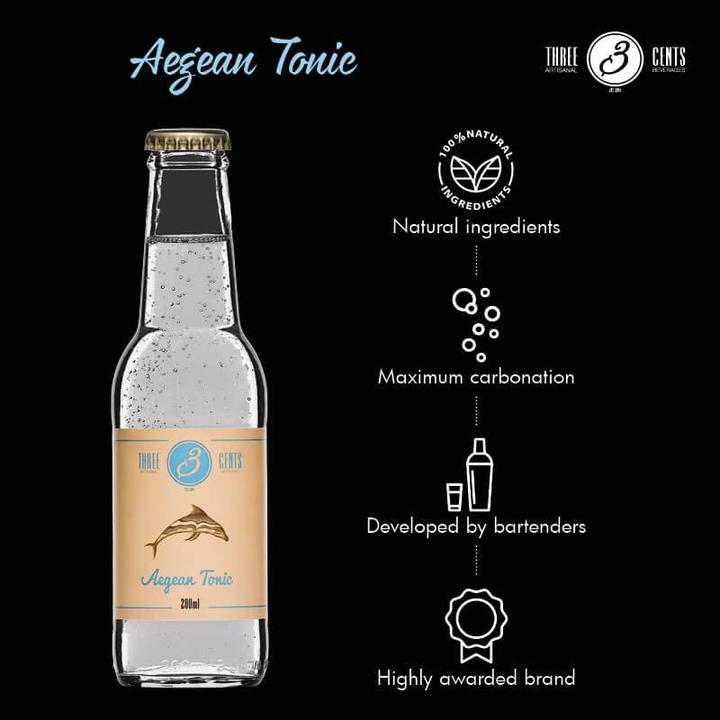 Immagine prodotto Three Cents Tonico Egeo (6 x 20 cl)