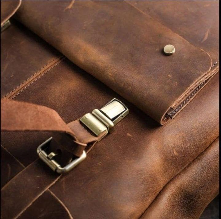 Image du produit Only-Bags.Store Sac à dos en cuir, sac à dos en cuir marron, sac à dos, sac à dos en cuir pour hommes, sac à dos