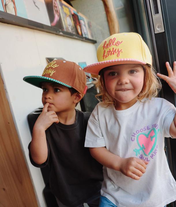 Produktbild Hello Hossy Chessy Pink Cap - Gelb / Pink (48, 49, 50, 51, 52)