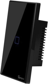 Immagine prodotto Sonoff T3US1C - Interruttore a parete intelligente Wi-Fi US a 1 presa - Nero