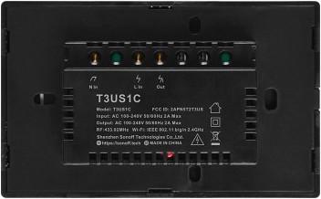 Immagine prodotto Sonoff T3US1C - Interruttore a parete intelligente Wi-Fi US a 1 presa - Nero