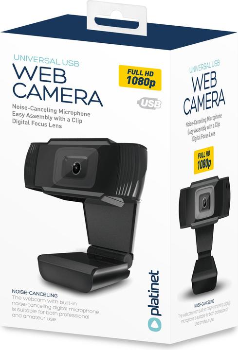 Image du produit Platinet Caméra Web PCWC1080 (2 Mpx)