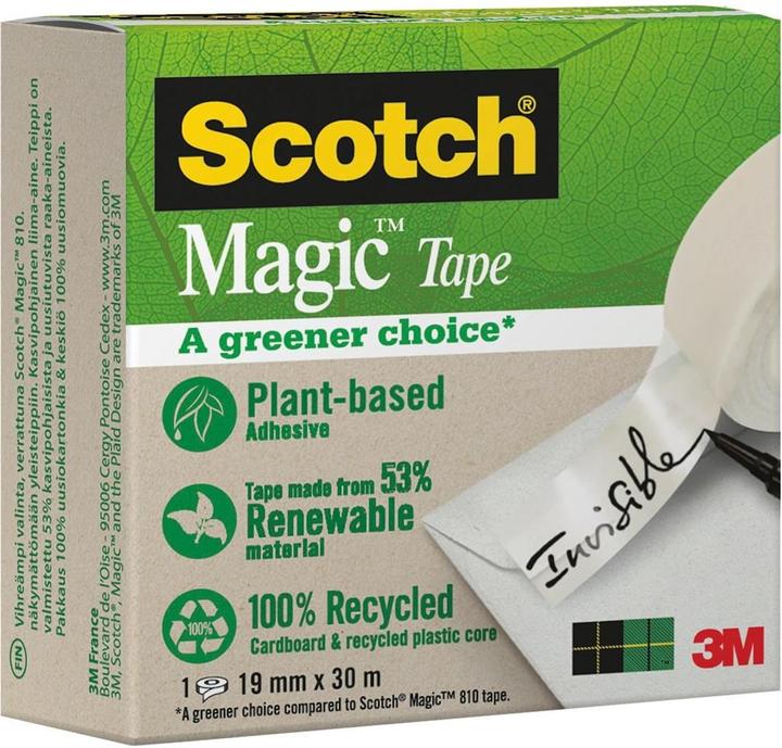 Actual product image Scotch Magic adhesive tape Greener Choice (19 mm)
