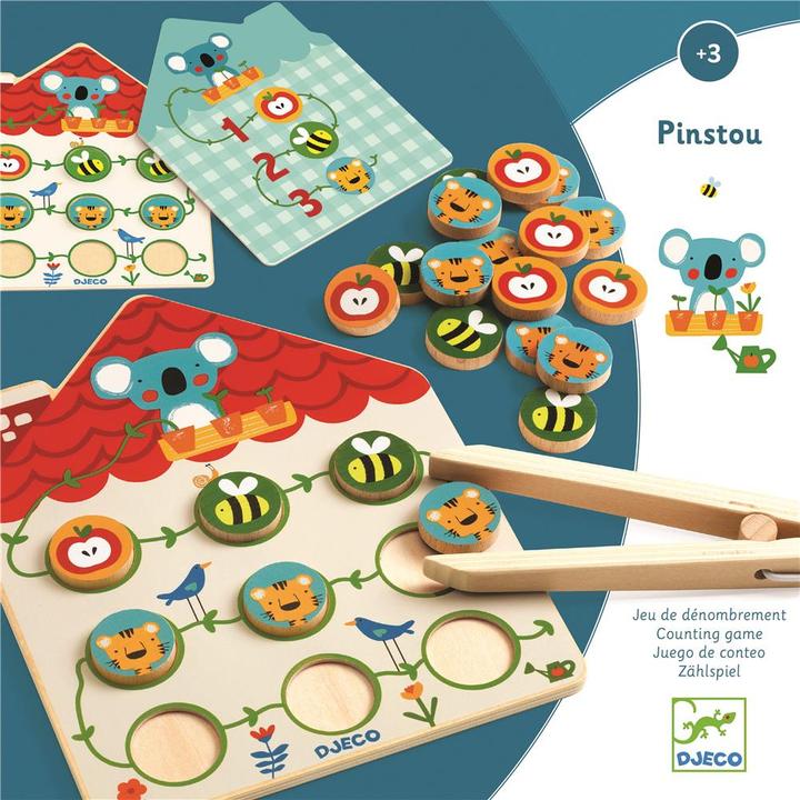 Actual product image Djeco Pinstou (French, German, Italian)