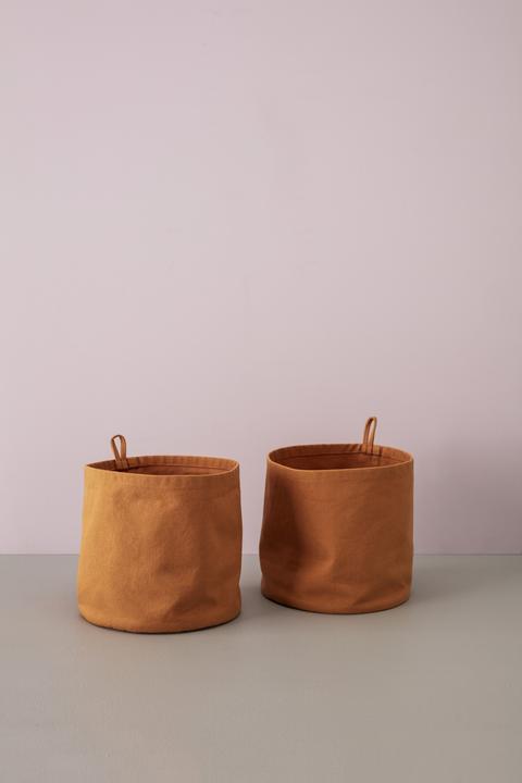 Immagine prodotto Kids Concept rotondo in tessuto, marrone (Ø 20 x 20 cm)