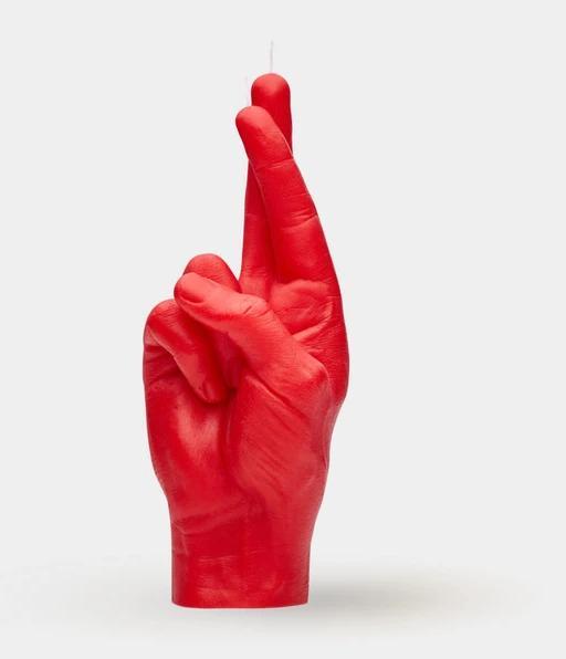Actual product image Candle Hand crossed fingers (1 pcs.)