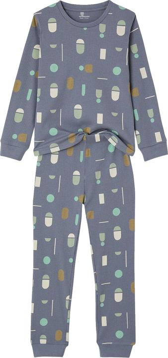 Produktbild Vertbaudet 2er-Set Jungen Schlafanzüge mit HAPPY-Print und Recycling-Baumwolle (104)