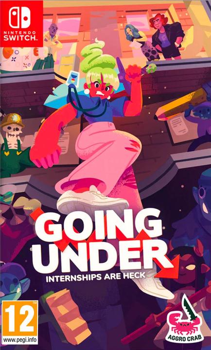 Produktbild Team17 Going Under - Internships are Heck -US- (Switch, Switch Lite, Switch OLED, EN)