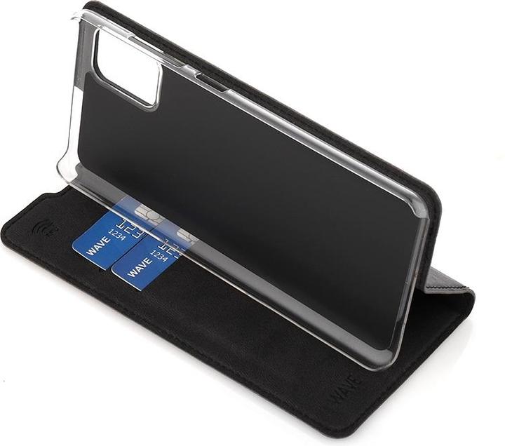 Produktbild Wave BookCase -suojakotelo, Samsung Galaxy A51, musta (Samsung Galaxy A51)