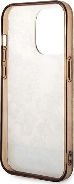 Actual product image Guess GUHCP14XHGPLHC iPhone 14 Pro Max 6.7" ochre hardcase Porcelain Collection (Apple iPhone 14 Pro Max)