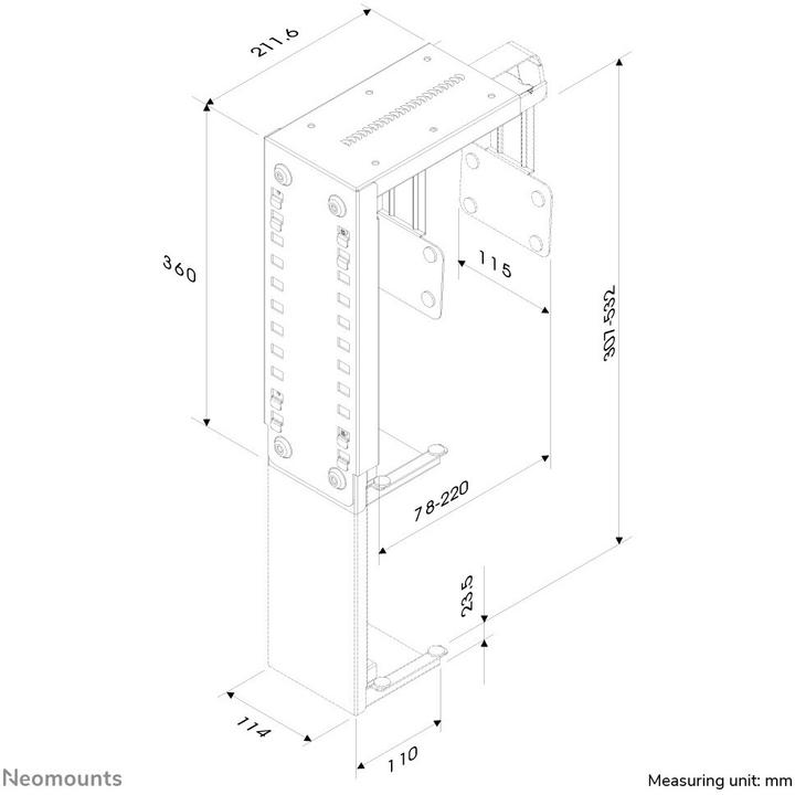 Immagine prodotto Neomounts Supporto da scrivania per PC