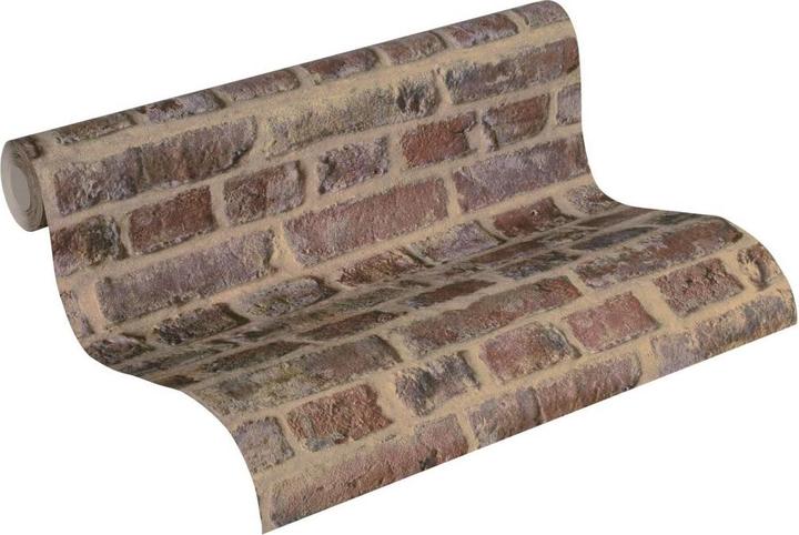 A.S. Création Trendwall in Backstein Optik (53 x 1005 cm)