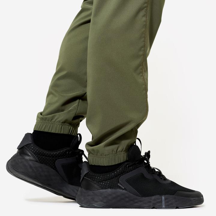 Produktbild Domyos Trainingshose Herren atmungsaktiv - Essential 120 khaki (W30/L33)