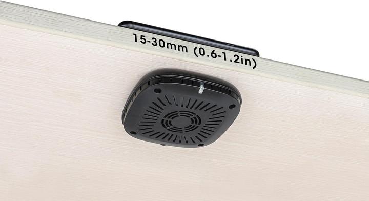 Immagine prodotto Manhattan Il caricabatterie wireless veloce sotto la scrivania si installa sotto il mobile per trasformarlo (10 W)