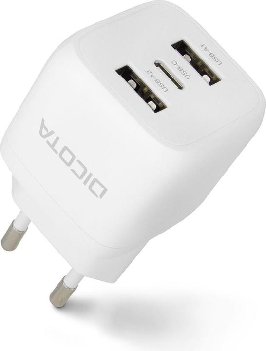 Produktbild Dicota 3-Port GaN Wall Charger (32W) EU black (32 W)