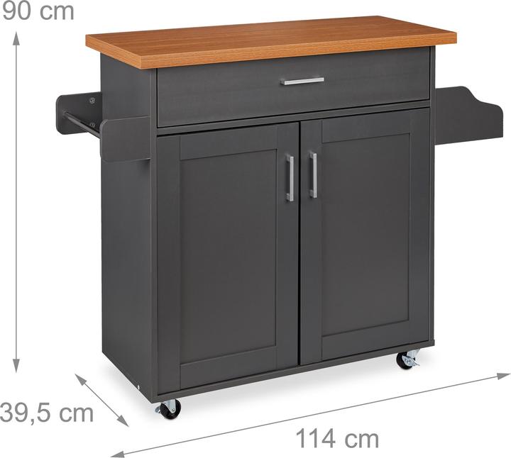 Image du produit Relaxdays Chariot cuisine