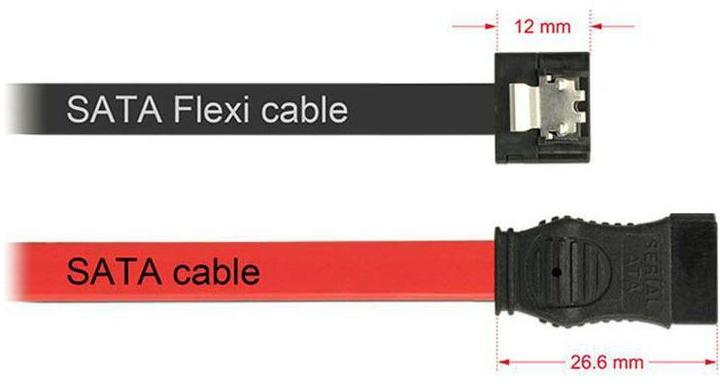 Actual product image Delock SATA-3 cable