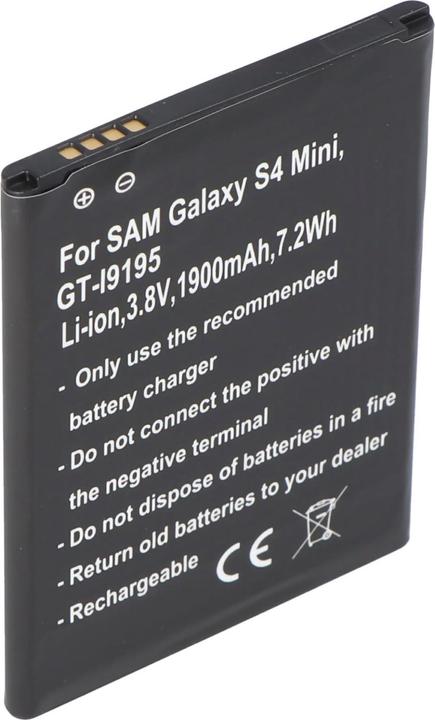 Image du produit Samsung Batterie du Galaxy S4 Mini, GT-I9195, GT-I9190, GT-I9192, B500BE avec NFC