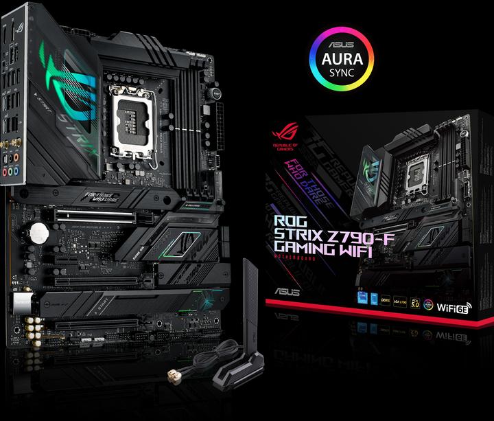 Actual product image ASUS ROG STRIX Z790-F GAMING WIFI (LGA 1700, Intel Z790, ATX)