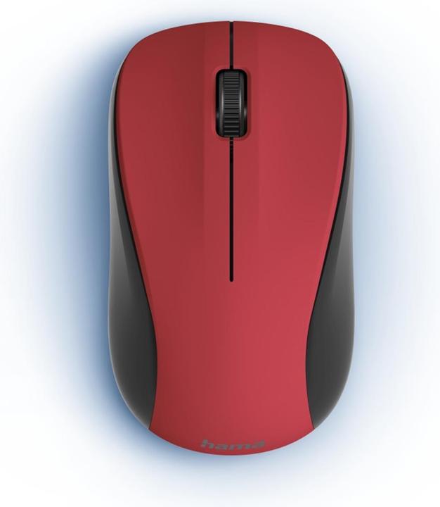 Produktbild Hama Wireless 3-Tasten Maus MW-300 V2 rot (Kabellos)