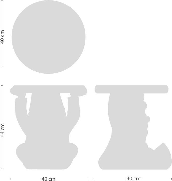 Actual product image Kartell Attila (40 x 40 x 44 cm)