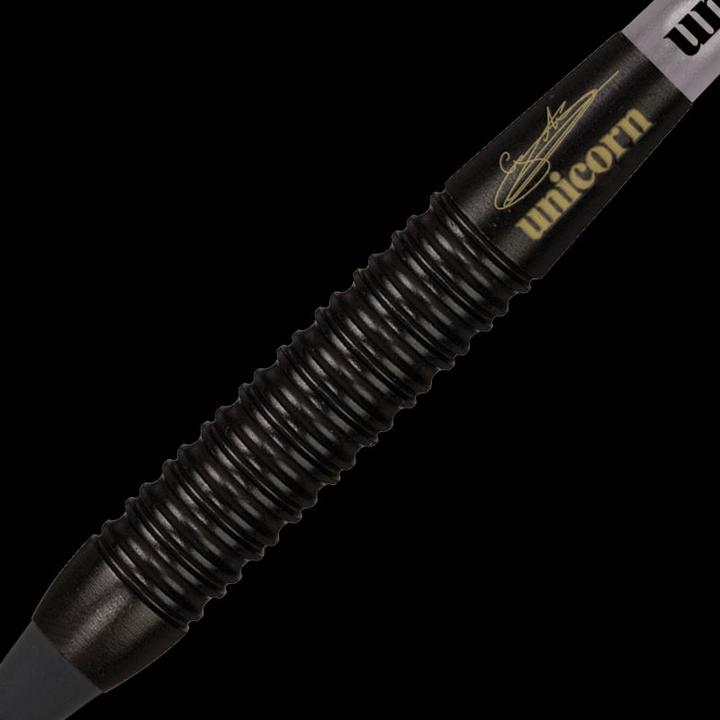 Actual product image Unicorn Black Brass Gary Anderson Soft Darts (16 g)
