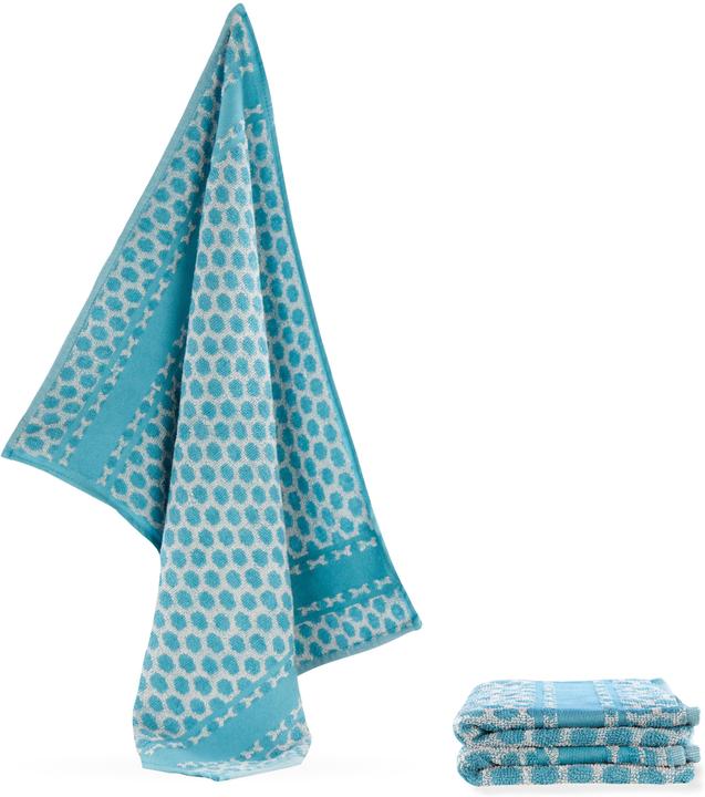 Actual product image Aspero 3 terry cotton tea towels (50 x 70 cm)