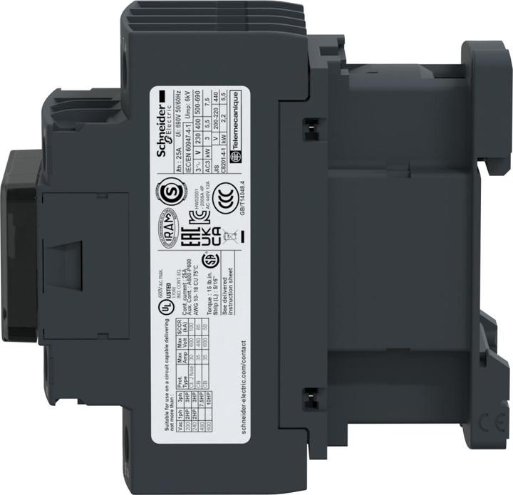 Produktbild Schneider Electric Schütz 4-polig Schließer 25A 24VDC
