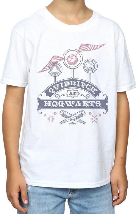 Actual product image Boys Quidditch At Hogwarts T-Shirt (116)