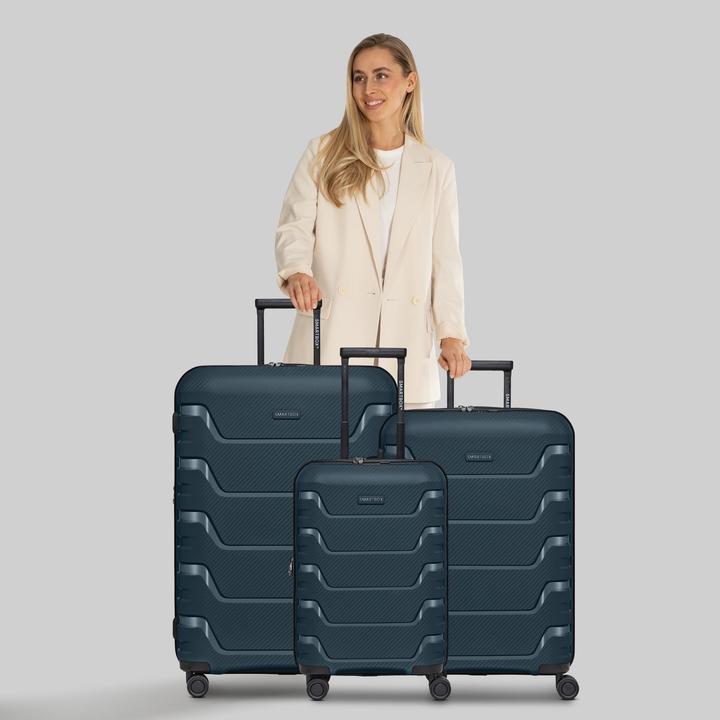 Immagine prodotto Smartbox Edition 01 4 Rollen Kofferset 3-teilig mit Dehnfalte (233 l, XL (da 115l))