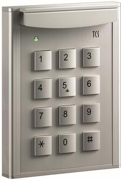 Image du produit TCS Serrure à code AZF50000-0010 p.jusqu'à 10 codes Codelock 12 argent (Combinaison électronique de chiffres)