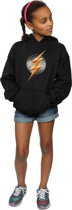 Produktbild Justice League Movie Flash Emblem Kapuzenpullover Mädchen (140, 146)