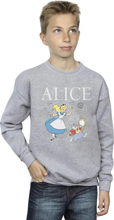 Image du produit Disney Sweatshirt garçon Alice In Wonderland Follow The Rabbit (116)